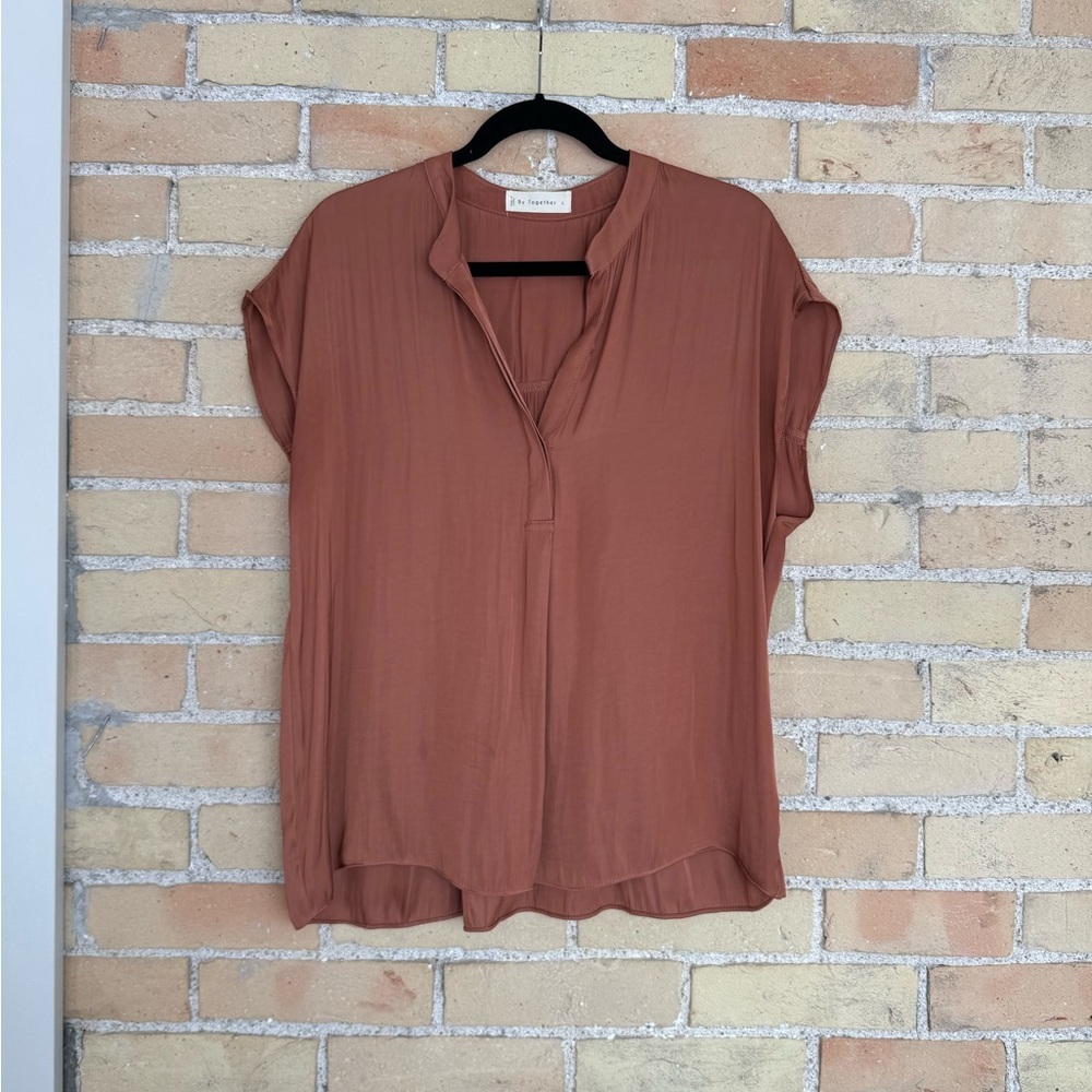 By Together Henley Style Blouse